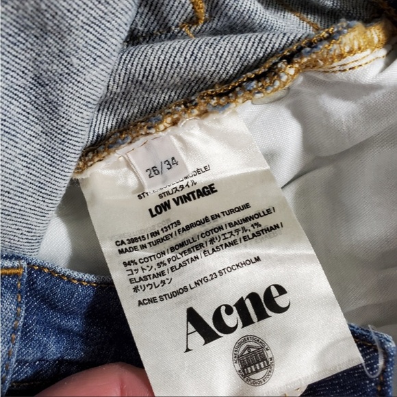 Acne Studios Low Vintage Skinny Jeans - Picture 8 of 9